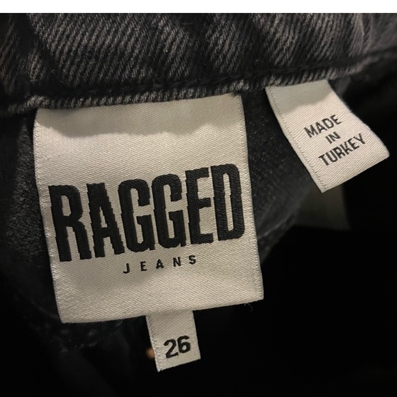 RAGGED PRIEST - 3 PANEL BLACK AND GRAY JEANS in size 26 - Picture 2 of 7